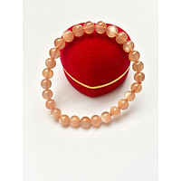 Vòng tay phong thủy đá Mặt Trời (Sunstone) 6 ly thiên nhiên