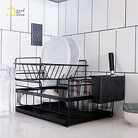 Kệ Bếp, Kệ Úp Chén Bát, Kệ Úp Chén Dĩa 2 Tầng Đa Năng NET