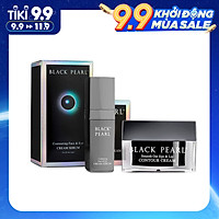 Combo Black Pearl Face & Eye - Serum Dưỡng Chuyên Sâu Chống Lão Hóa Vùng Mặt Và Mắt Black Pearl + Kem Xóa Bỏ Nếp Nhăn Vùng Mắt Và Môi - Có Nguồn Gốc Từ Biển Chết - Xuất Xứ Israel - Làm Chậm Lại Các Dấu Hiệu Lão Hóa Từ Trong Ra Ngoài