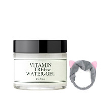 Gel Dưỡng Ẩm Cho Mọi Loại Da I'm from Vitamin Tree Water Gel 75g + Tặng Kèm 1 Băng đô nhung tai mèo (màu ngẫu nhiên)