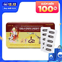 Thực phẩm chức năng Sâm nhung linh chi Korean Ginseng Linhzhivit - Gold 60 viên
