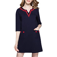 Đầm Cho Người Mập Đủ Size 22 - Xanh Đen