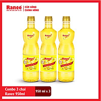 Combo 3 chai dầu ăn Ranee 950ml (950ml/chai x 3 chai)