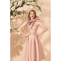 Đầm dự tiệc xếp ly tùng váy TRIPBLE T DRESS kèm phụ kiện phối dc 2-3 kiểu váy - size M/L (kèm ảnh/video thật) MS321V