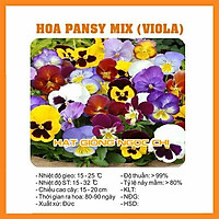 Hạt Giống Hoa Pansy Mix - 100 Hạt