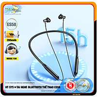 Tai Nghe Bluetooth Thể Thao HT SYS hoco ES58 Wireless Earphones - Thời Gian Đàm Thoại Và Nghe Nhạc 15H - Bluetooth V5.0 - Âm BASS Cực Hay - Tương Thích Tất Cả Dòng Máy - Hàng Nhập Khẩu