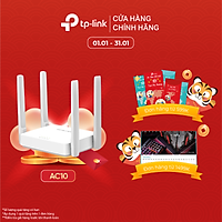 Bộ Phát Wifi Mercusys AC10 Băng Tần Kép AC1200 - Hàng Chính Hãng