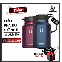 Phích Pha Trà, Bình Giữ Nhiệt, Bình Ủ 2GOOD B16 (1.8L) Hàng Chính Hãng 2GOOD Giữ Nhiệt Nóng Lạnh Suốt 24h