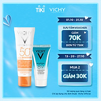 Bộ Kem Chống Nắng (Có Màu) Ngăn Sạm Da Và Giảm Thâm Nám Vichy Capital Soleil Anti-Daskspot