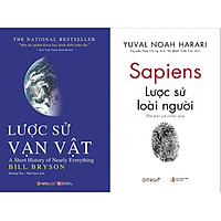 Combo Kiến Thức Tổng Hợp Cực Hay ( Lược Sử Vạn Vật + Lược Sử Về Loài Người ) (Quà Tặng: C