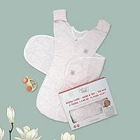 Nhộng chũn quấn ủ kiêm túi ngủ và quấn ủ tay 100% Cotton cho bé sơ sinh Tinylove luyện bé ngủ easy - tặng 2 khăn quàng cổ cotton