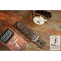 DÂY ĐỒNG HỒ DA BÒ THẬT - RAM Leather D1 NÂU ĐẤT- ĐỦ SIZE 18,20,22 DÀNH CHO CASIO,APPLE WATCH-CHÍNH HÃNG RAM LEATHER .
