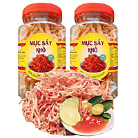 (COMBO 2 HŨ - MỖI HỘP 150G) MỰC SẤY KHÔ HẤP NƯỚC CỐT DỪA TẶNG KÈM TƯƠNG ỚT