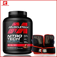 Sữa Tăng Cơ Tăng sức mạnh Nitro Tech 4lbs (1.81kg) – Bổ sung nguồn Protein chất lượng cao hỗ trợ phát triển cơ bắp to + dày - Hàng chính hãng - Thương hiệu Muscletech