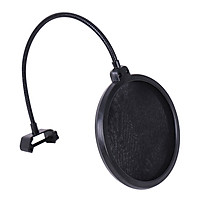 Microphone Pop Filter Swivel with Double Layer Sound Shield Guard Windscreen Replacement for Blue Yeti