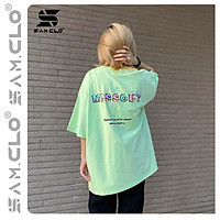 Áo thun tay lỡ nữ SAM CLO freesize phông form rộng Unisex, mặc lớp, nhóm, cặp in chữ missout BAKERY