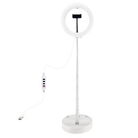 PULUZ 10.2 inch Dimmable Led Photography Light with Telescopic Folding Light Stand & Mobile Phone Clamp Dimmable Led