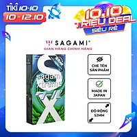 Bao cao su Sagami Spearmint - Hương bạc hà - Hộp 10 chiếc