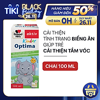 Siro ăn ngon, cải thiện tầm vóc cho bé Doppelherz Aktiv Kinder Optima (Chai 100ml)