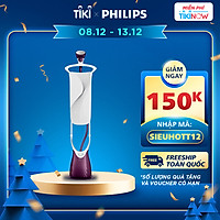 Bàn Ủi Hơi Nước Đứng Philips GC558 - Trắng Tím - Hàng Chính Hãng