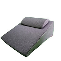 Bộ Gối Chống Trào Ngược Dạ Dày Cao Cấp - Giúp giảm Ợ Nóng, Ợ Chua, Nuốt Nghẹn, Nuốt Vương, Viêm Họng, Đắng Miệng, Ho Khan, Buồn Nôn . . . - Bề Mặt Mát Xa, Dành Cho Người Lớn, ( Bao Gồm Gối Đầu Chống Trượt)