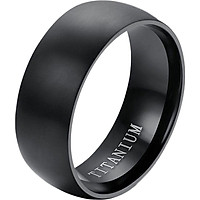 Black Titanium Steel Ring Wedding Engagement Anniversary Band Size6-12 Jewellry