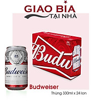 Bia Budweiser Thùng 24 Lon 330ml