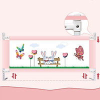 Combo 02 thanh chặn giường cao cấp- 01 thanh 1m8 và 01 thanh 2m- tặng thìa ăn cho Bé