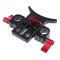 Ống Kính Hỗ Trợ Gắn Thanh Giá Đỡ Kẹp Chân Đế Cho 15 Mm Cần Hệ Thống Theo Tập Trung