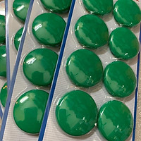 Combo ( 4 vỉ nam châm đính bảng d40mm xanh lá )