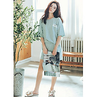 Set Đồ Bộ Simple Nữ T&D - Xanh