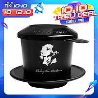 Phin Nhôm Cà Phê Tráng Men Đen Trung Nguyên