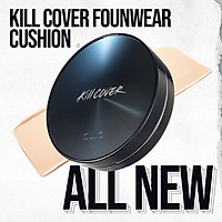 (MẪU MỚI) Phấn nước Clio Kill Cover Founwear Cushion All New SPF 50+ (15gx2 lõi) Lâu trôi, mịn da