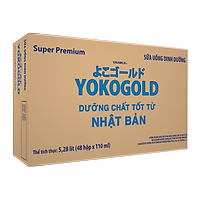Thùng 48 hộp sữa YOKOGOLD pha sẵn 110ml