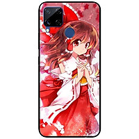 Ốp lưng dành cho Realme C15 mẫu Cô Gái Đỏ
