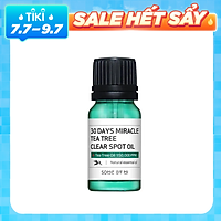 Tinh Dầu Chấm Mụn Từ Tràm Trà Some By Mi 30 Days Miracle Tea Tree Clear Spot Oil 10ml