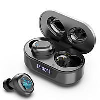 Tai Nghe Bluetooth - Tai Nghe Nhét Tai Không Dây TW16 - Cảm Ứng Vân Tay - Chống ồn - Chống nước - Kết Nối Bluetooth 5.0 - Âm Thanh HiFi