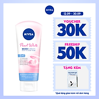 Sữa rửa mặt NIVEA Pearl White giúp trắng da ngọc trai (100g) - 81295