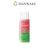 Sunplay Skin Aqua Sữa Chống Nắng Tone Up UV Milk Happiness Aura Rose Color SPF50+, PA++++ 50g