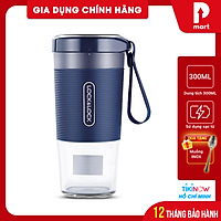 Máy Xay Sinh Tố Cầm Tay Lock&Lock EJJ321 (50W - 300ml), Tặng Muỗng Inox- Hàng Chính Hãng