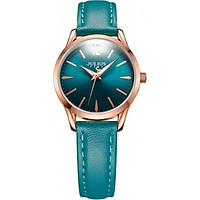 ĐỒNG HỒ NỮ JULIUS HÀN QUỐC DÂY DA JA-983LE JU1207 (XANH)