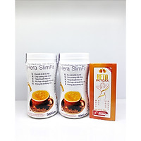 COMBO 2 HỘP SỮA HERA SLIMFIT HỖ TRỢ GIẢM CÂN (500 GRAM) - TẶNG KÈM 1 HỘP SINH TỐ KETO DETOX - HỖ TRỢ BỔ SUNG 28 LOẠI VITAMIN, KHOÁNG CHẤT VÀ CHẤT XƠ - BỔ SUNG NĂNG LƯỢNG THIẾT YẾU CHO CƠ THỂ - KHÔNG GÂY MỆT MỎI