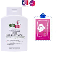 Sửa rửa mặt và tắm toàn thân cho da nhạy cảm Sebamed pH 5.5 Sensitive Liquid Face & Body Wash (Nhập khẩu) - Phần 1