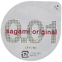 1 chiếc Bao cao su Sagami Original 0.01 mỏng nhất thế giới 0.01 mm - nhập khẩu Nhật Bản