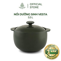 Nồi sứ dưỡng sinh Minh Long - Vesta 5.5 L + nắp