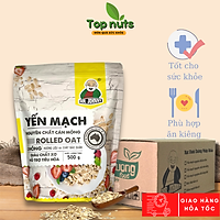 Combo 5 Bịch Yến Mạch Úc Tươi Mr Johnny 500g - Cho người ăn kiêng, giảm cân - Cán mỏng - Rolled Oat (Vàng)