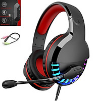 3. 5mm+usb Gaming Headset Headphone Surround Sound Stereo Game Wired Colorful LED Earphone With Hd Microphone