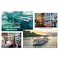 Combo Du Thuyền Hạ Long Indochine 5 Sao + Thủy phi Cơ Hạ Long Hot Nhất 2021