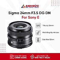 Ống Kính Sigma 24mm F3.5 DG DN Comtemporary For Sony E - Hàng Chính Hãng