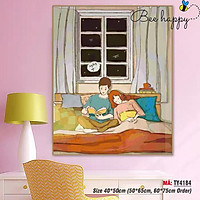 Tranh tô màu theo số Sondausohoavn tình yêu giản đơn TY4184